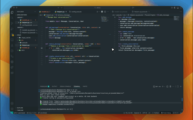 Pseudo Syntax